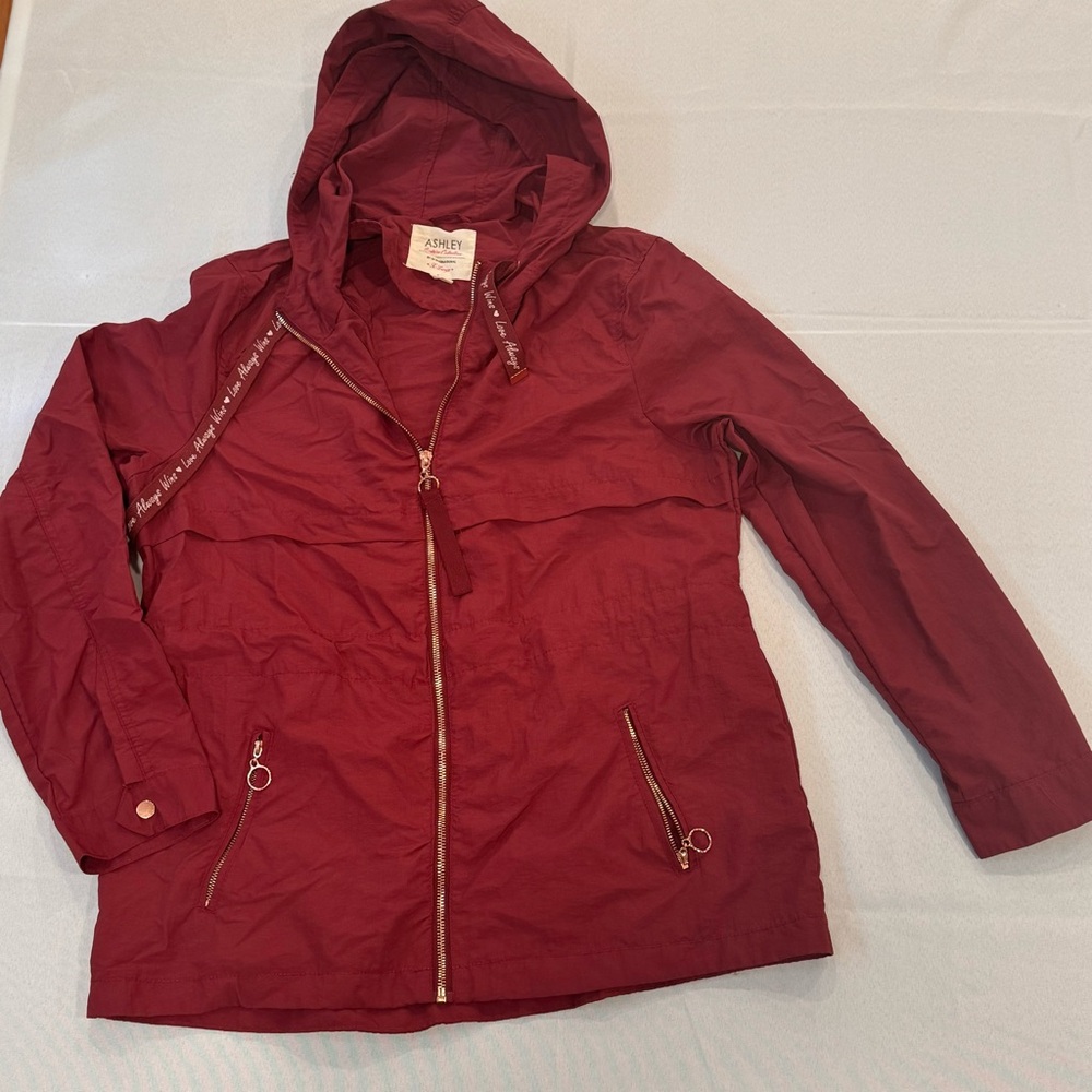 Ashley sunrise Collection lightweight jacket XL, Maroon - Picture 3 of 11